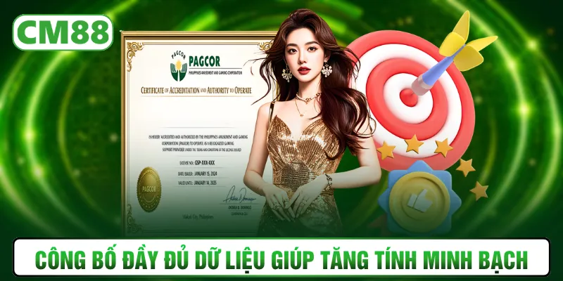 Công bố đầy đủ dữ liệu giúp tăng tính minh bạch