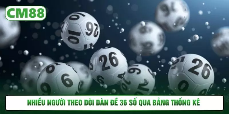 Nhiều người theo dõi dàn đề 36 số qua bảng thống kê