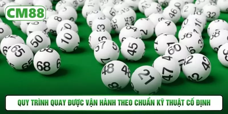 Quy trình quay được vận hành theo chuẩn kỹ thuật cố định