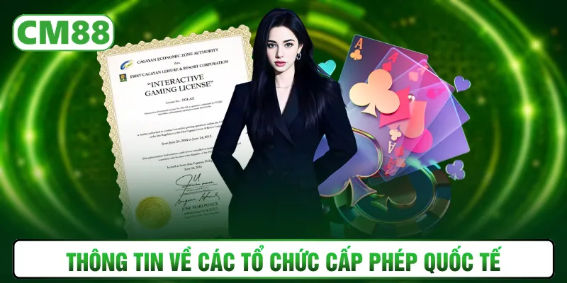 Thông tin về các tổ chức cấp phép quốc tế