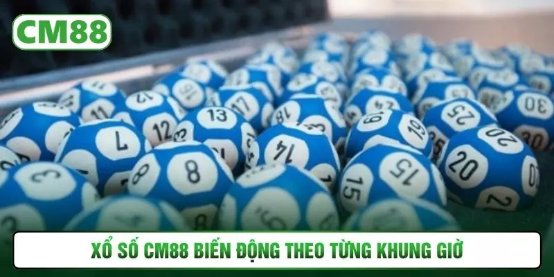 Xổ số CM88 biến động theo từng khung giờ